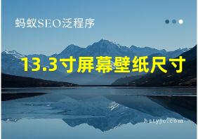 13.3寸屏幕壁纸尺寸