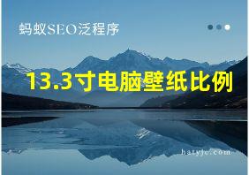 13.3寸电脑壁纸比例