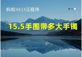 15.5手围带多大手镯