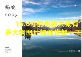 15.6寸的电脑大概有多大啊图片视频讲解一下