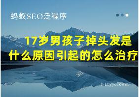 17岁男孩子掉头发是什么原因引起的怎么治疗