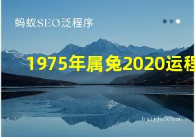 1975年属兔2020运程