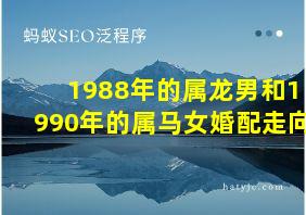 1988年的属龙男和1990年的属马女婚配走向