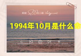 1994年10月是什么命