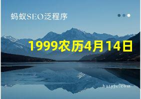 1999农历4月14日