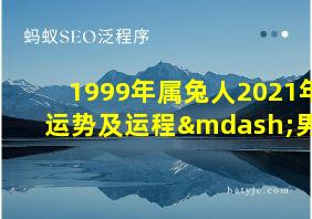 1999年属兔人2021年运势及运程—男性