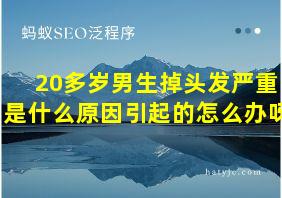 20多岁男生掉头发严重是什么原因引起的怎么办呀