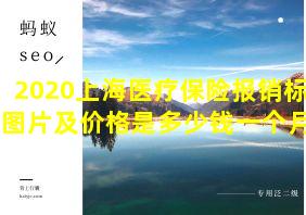 2020上海医疗保险报销标准表图片及价格是多少钱一个月啊