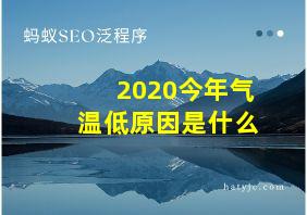 2020今年气温低原因是什么