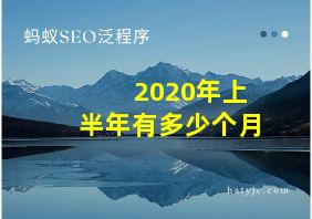 2020年上半年有多少个月