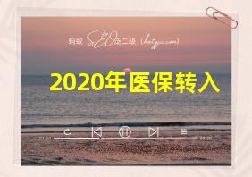 2020年医保转入