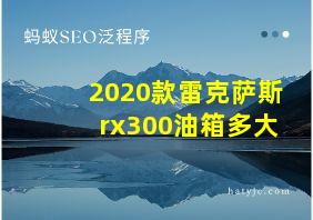 2020款雷克萨斯rx300油箱多大