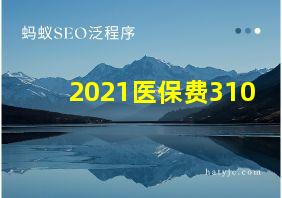 2021医保费310