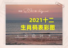 2021十二生肖码表彩图