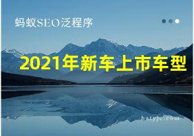 2021年新车上市车型