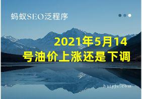 2021年5月14号油价上涨还是下调