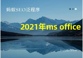 2021年ms office