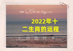 2022年十二生肖的运程