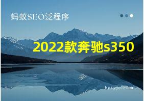 2022款奔驰s350