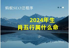 2024年生肖五行属什么命