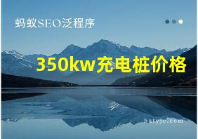 350kw充电桩价格