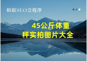 45公斤体重秤实拍图片大全