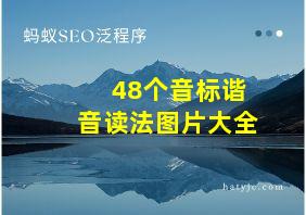 48个音标谐音读法图片大全