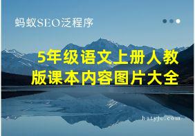 5年级语文上册人教版课本内容图片大全