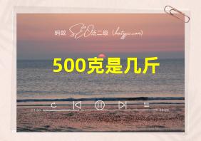 500克是几斤