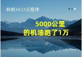 5000公里的机油跑了1万