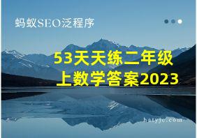 53天天练二年级上数学答案2023