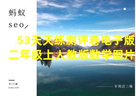 53天天练测评卷电子版二年级上人教版数学图片