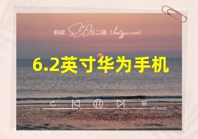 6.2英寸华为手机