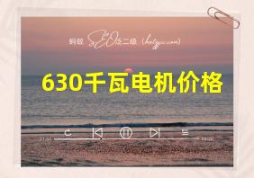 630千瓦电机价格