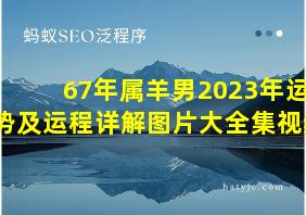 67年属羊男2023年运势及运程详解图片大全集视频