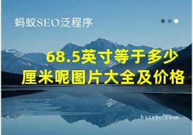 68.5英寸等于多少厘米呢图片大全及价格