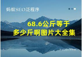 68.6公斤等于多少斤啊图片大全集