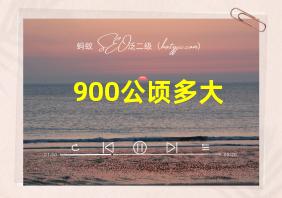 900公顷多大