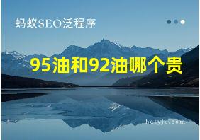 95油和92油哪个贵