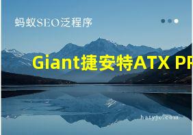 Giant捷安特ATX PRO