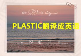 PLASTIC翻译成英语