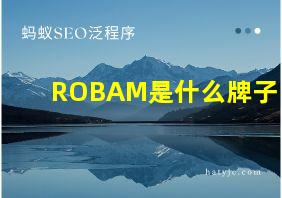 ROBAM是什么牌子