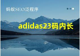 adidas23码内长