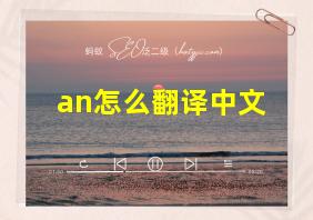 an怎么翻译中文