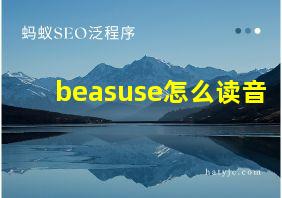 beasuse怎么读音