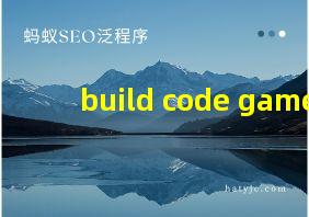 build code game