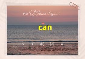 can