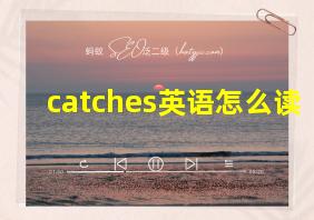 catches英语怎么读