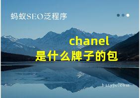 chanel是什么牌子的包