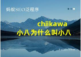 chiikawa小八为什么叫小八